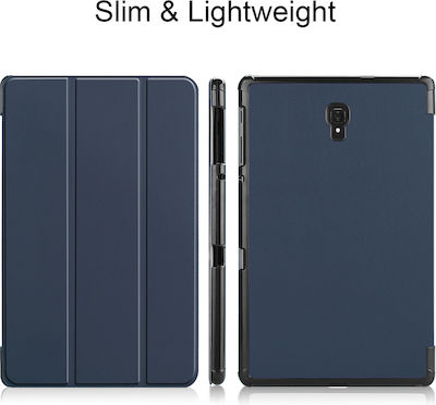 Sonique Smartcase Slim Flip Cover Δερματίνης Ανθεκτική Μπλε (Galaxy Tab A 10.5 2018)