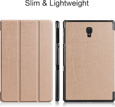 Sonique Smartcase Slim Flip Cover Piele artificială Rezistentă Rose Gold (Galaxy Tab A 10.5 2018)