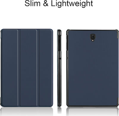 Sonique Smartcase Slim Flip Cover Δερματίνης Ανθεκτική Μπλε Samsung Galaxy Tab S4 10.5"