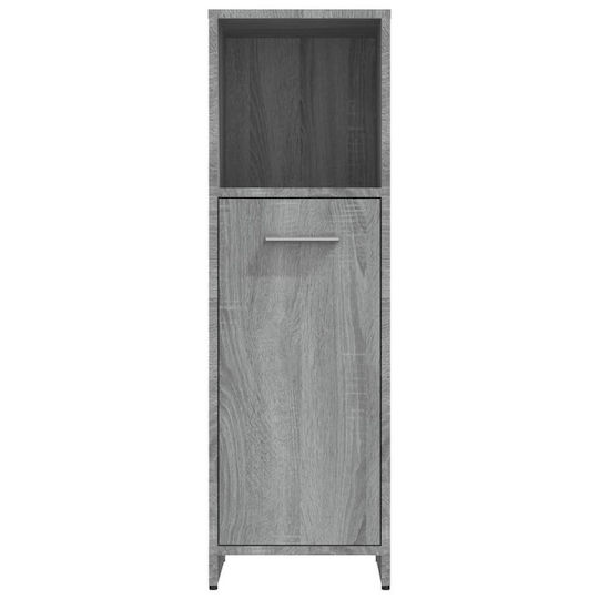 vidaXL Ντουλάπι Μπάνιου 30x30x95cm Sonoma