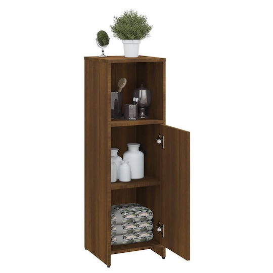 vidaXL Ντουλάπι Μπάνιου 30x30x95cm Δρυς