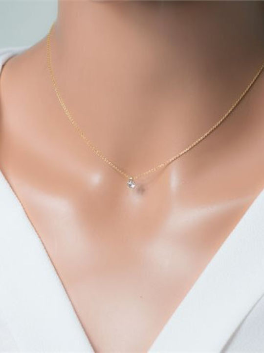 Exis Jewellery Европейски Кристали Колиета от Златно Сребро Exis Jewellery Европейски Кристали Колиета от Златно Сребро