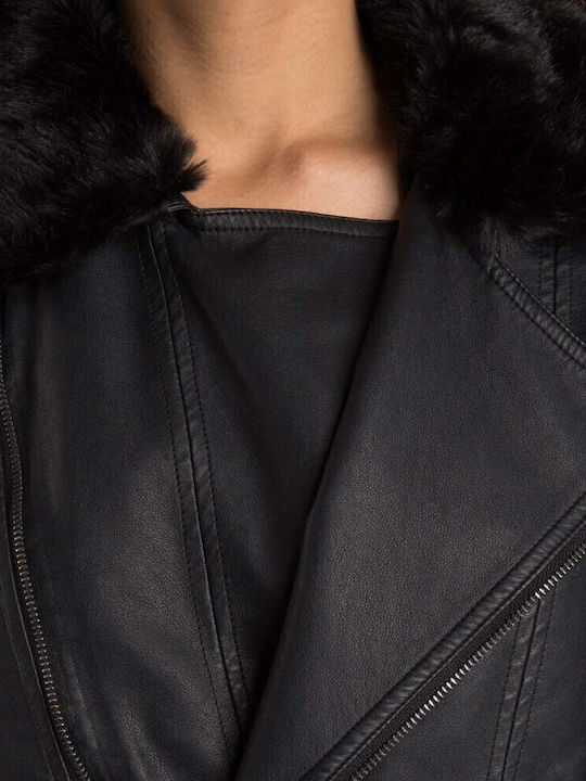 Outrider Γυναικείο Biker Jacket Μαύρο