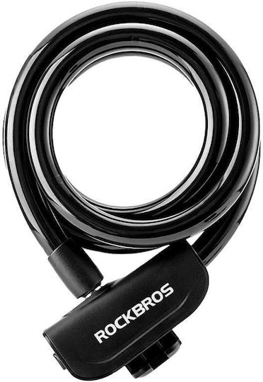 Rockbros Bicycle Cable Lock Black