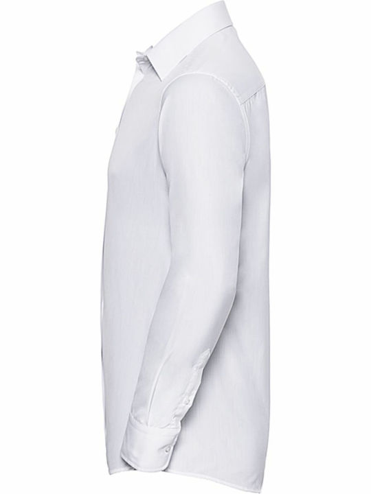 Long Sleeve Shirt in Regular Fit White