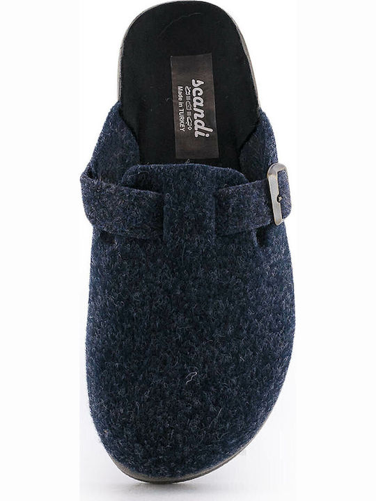 Winter Women's Slippers Navy Blue