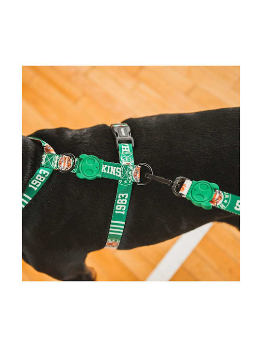 Zee-Dog Ham de câine H-Harness Lucruuri ciudate Hawkins Verde Mediu 390120