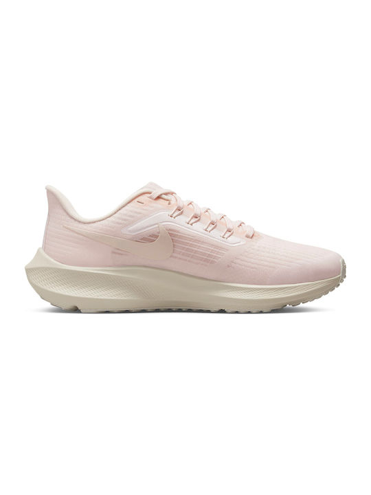Air Zoom Pegasus 39 Sport Shoes Running Light Soft Pink / Light Orewood Brown / Metallic Silver