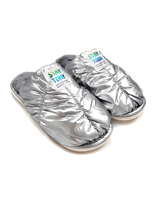 Winter Women's Slippers Gray
