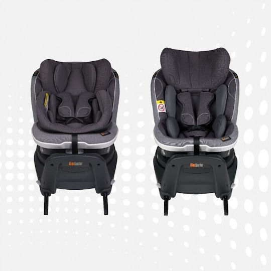 BeSafe iZi Twist Baby Car Seat i-Size with Isofix Cloud Melange 9-18 kg