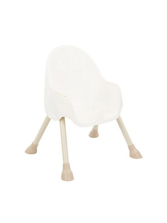 Kikka Boo Brie Baby Hochstuhl 2 in 1 mit Höhenverstellbar Beige