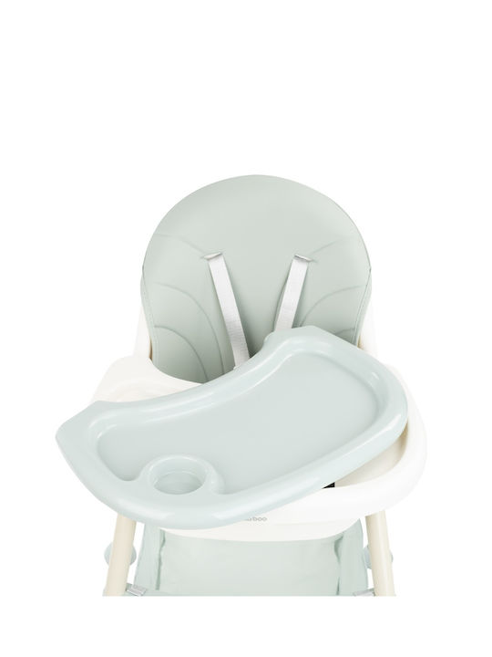 Kikka Boo Brie Scaun de Masă pentru Copii 2 în 1 cu Cadru Metalic & Scaun din Piele Ecologică Ca
