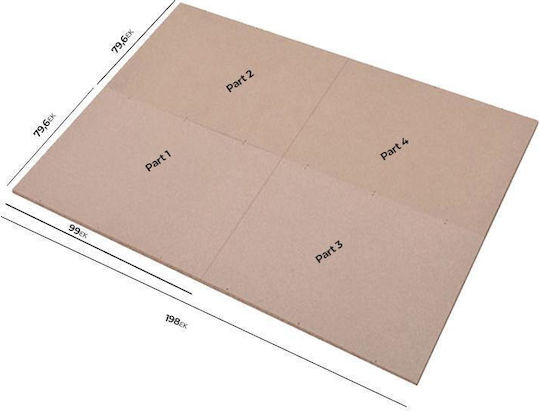 Bettkasten Bett Beige 193.5x160cm