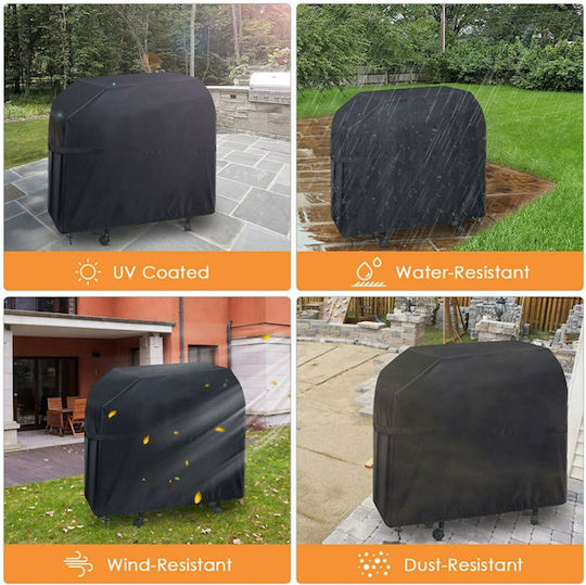 Grill Cover Black 170cmx61cmx117cmcm