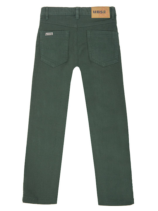 CHILDREN'S PANTS IN CYPRESS COLOR