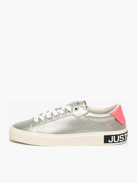 Just Cavalli Sneakers Ασημί