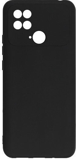 Slim Fit Liquid Back Cover Σιλικόνης Μαύρο (Poco C40)