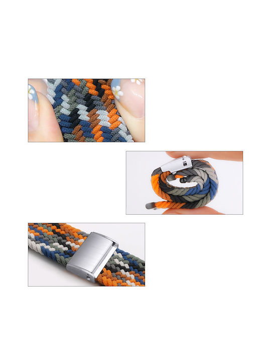 Hurtel Fabric Λουράκι Υφασμάτινο Braided Multicolour (3) (Apple Watch 38/40/41mm)