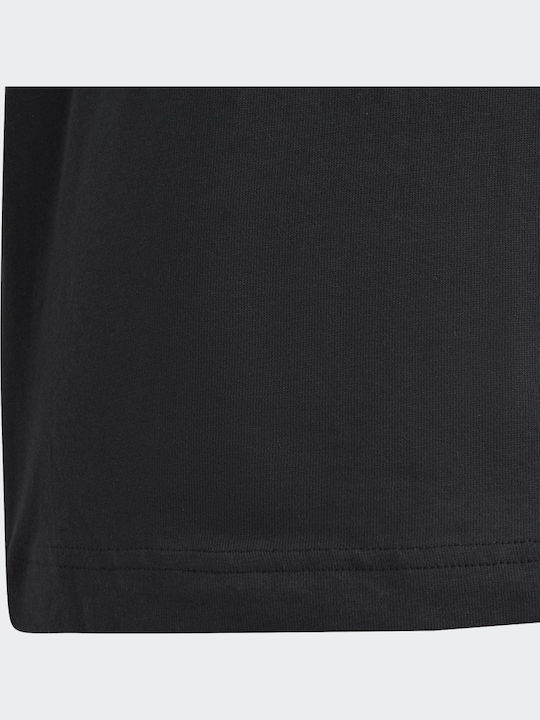 Tricou Pentru Copii Negru Performance Future Icons 3-Stripes