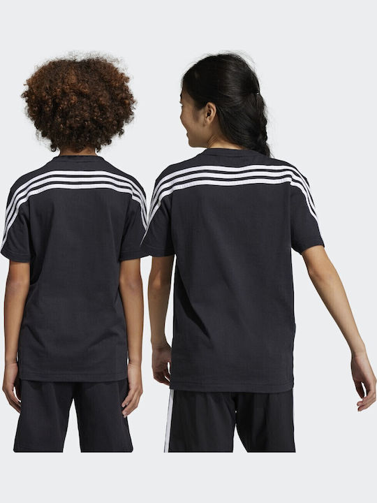 Tricou Pentru Copii Negru Performance Future Icons 3-Stripes