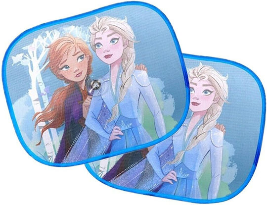 Kaufmann Πλαϊνά Σκίαστρα Αυτοκινήτου με Βεντούζα Frozen Girls 44x36εκ. 2τμχ