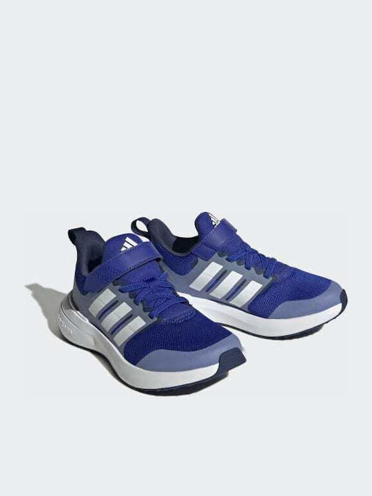 Fortarun FortaRun 2.0 EL K Kids Sports Shoes Running with Hoop & Loop Closure Lucid Blue / Cloud White / Blue Fusion