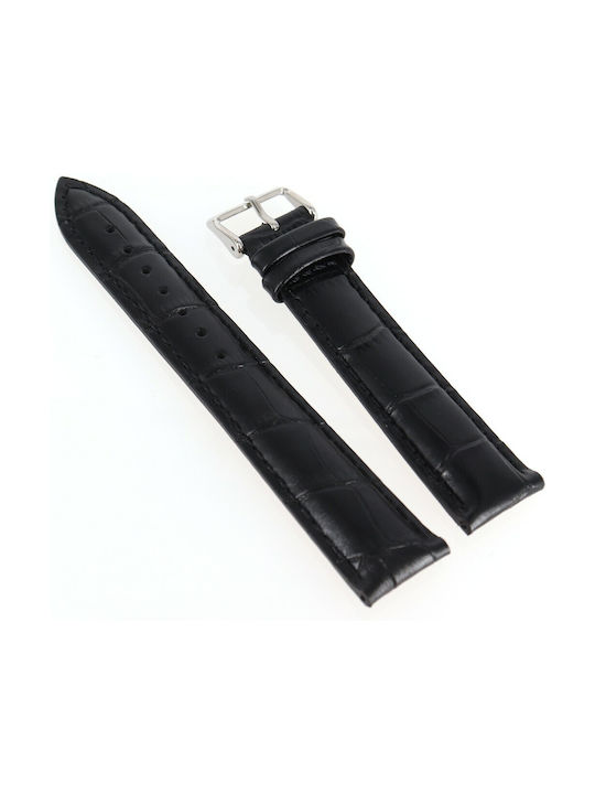 Leather Strap Black 18mm