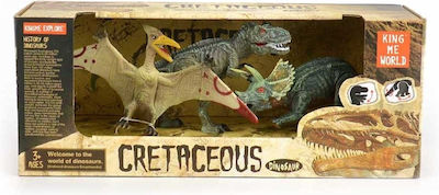 41867a, Den Goda Fen, Set of 3 Dinosaurs, 14cm