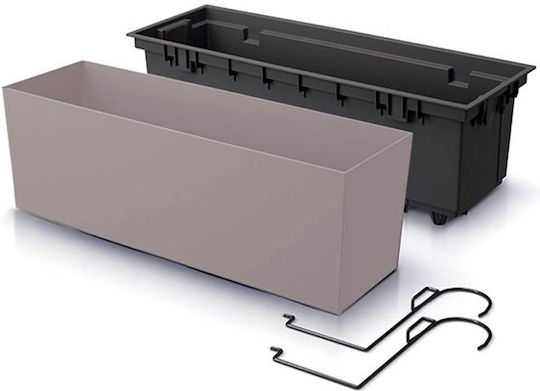 Marhome Urbi Case Ζαρντινιέρα Πλαστική Mocca Marhome Urbi Case Ζαρντινιέρα Πλαστική Mocca