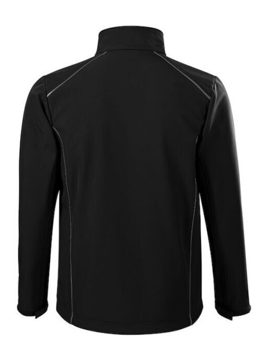 Malfini Men's Winter Softshell Jacket Waterproof and Windproof Black