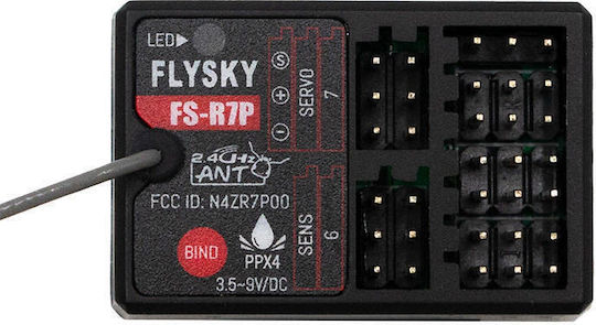 Fly Sky FS-G7P - R7P Τηλεχειριστήριo Drones & Τηλεκατευθυνόμενων Transmitter + Receiver FS-G7P