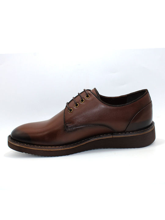 Ella Men's Leather Casual Shoes Brown