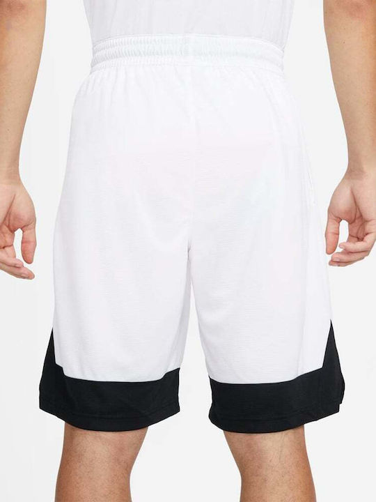Nike Icon Αθλητική Ανδρική Βερμούδα Dri-Fit Λευκή