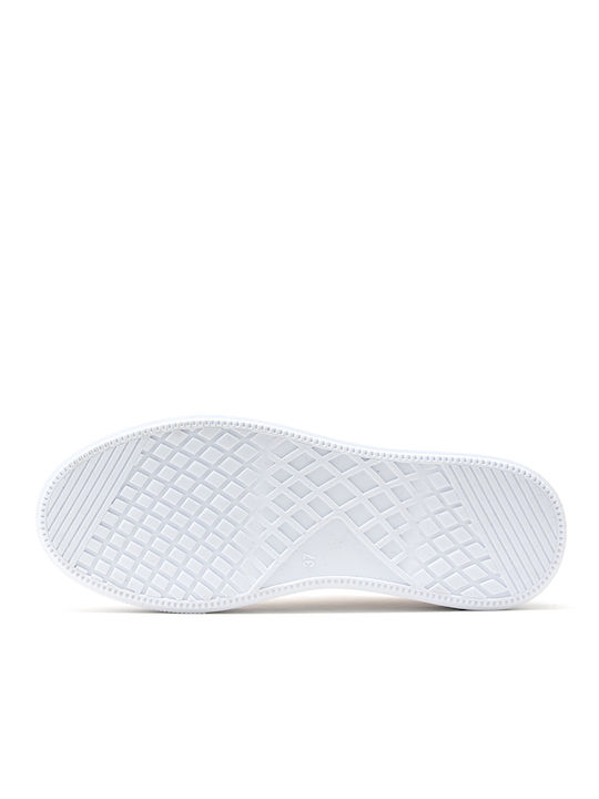 Tennia Art Print Γυναικεία Flatforms Sneakers Λευκά