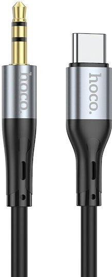 Hoco UPA22 USB 2.0 Cable USB-C male - 3.5mm Μαύρο 1m