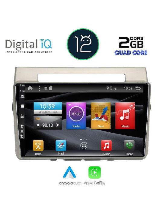 Digital IQ Car Audio System for Toyota Corolla Verso / Verso 2004-2009 (Bluetooth/USB/AUX/WiFi/GPS/Apple-Carplay/CD) with Touch Screen 9"