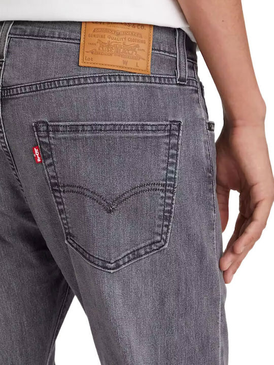 502 Men's Jeans Pants Elastic with Regular Tapered Fit Gray