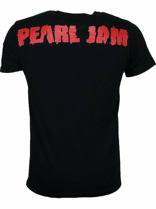 Rock Avenue Pearl Jam Alive T-shirt Black Cotton