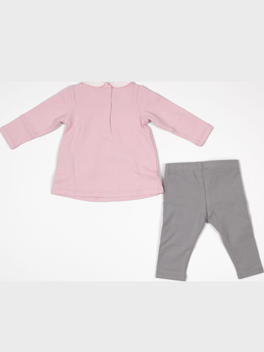 Kids' Set with Leggings Winter 2pcs Pink