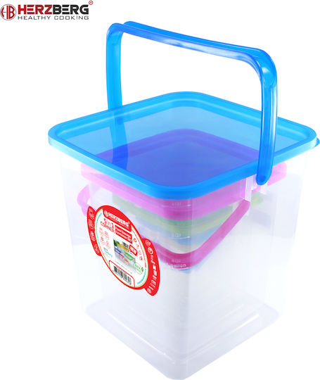 Herzberg Mehrfarbige Mittagsboxen Set 5 Stück