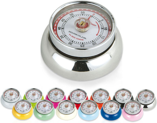 Zassenhaus Countdown Analog Kitchen Timer Speed Metallic Red