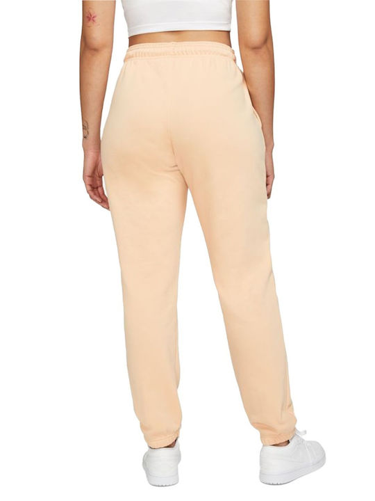 Jordan Essentials Women's High Waist Jogger Sweatpants Beige