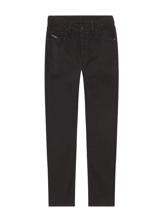 1986 Larkee-beex Men's Jeans Pants with Regular Tapered Fit Black