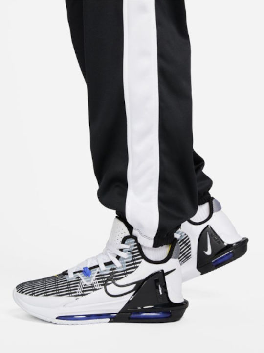 STARTING 5 Football Sweatpants Glossy with Elastic Black