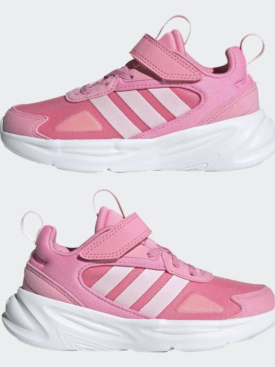 Ozelle Kids Sports Shoes Running with Hoop & Loop Closure Bliss Pink / Clear Pink / Cloud White