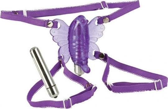 Calexotics Venus Butterfly Wireless Vibrator for Couples with Remote Control 9cm Purple