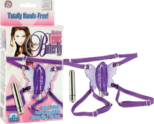 Calexotics Venus Butterfly Wireless Vibrator for Couples with Remote Control 9cm Purple