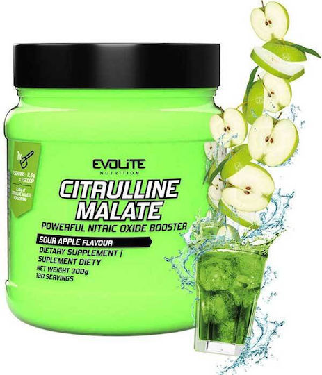 Evolite Citrulline Malate 300gr Sour Apple