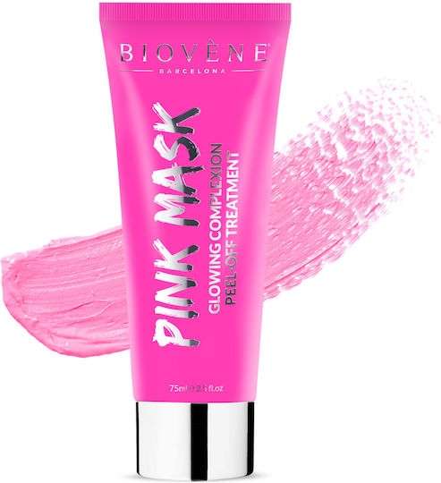 Biovene Pink Glowing Complexion Peel Off Treatment Μάσκα Προσώπου 75ml