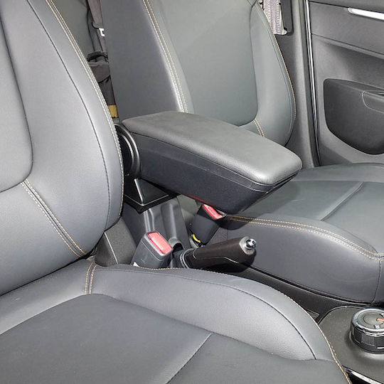 Rati Armster 3 Car Leather Armrest for Chevrolet Orlando 2010-2018 Black